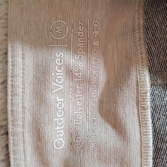 OUTDOOR VOICES Womens Springs 7/8 Leggings-Textured Compression-MidRise-EUC-Sz M - Picture 4 of 9